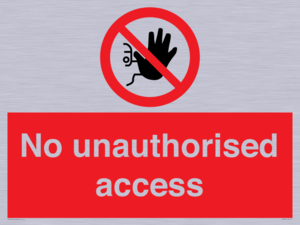 No unauthorised access